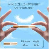 Ozmik Dönen Kitap Işığı ABS Ahşap ve Kağıt Lamba Taşınabilir USB Şarj Edilebilir thumbnail 8