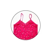 2 Adet Kadın Askılı Desenli Atlet Dantelli Empirme Pamuklu Penye D3-4 thumbnail 4