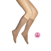 6 Adet Mikro 70 Dizaltı Kadın Çorap Bronz 38 thumbnail 1