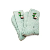 Neşeli Kolaj Çorap Popo Baskılı Esprili Kolej Çorap 2 Çift thumbnail 1