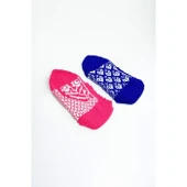 2 Çift El Örgüsü Kışlık Şık Kadın Yün Patik Set 12 thumbnail 1