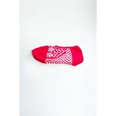 2 Çift El Örgüsü Kışlık Şık Kadın Yün Patik Set 7 thumbnail 2