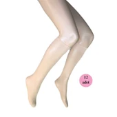 12 Adet Parlak Dizaltı Kadın Çorap 15 Denye Ten 57 thumbnail 1