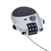 Ayt Sunup 3 Haneli Şifreli Güvenlik Kilidi Kopmaz Çelik Halatlı Bisiklet Scooter Kilit - 3