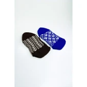 2 Çift El Örgüsü Kışlık Şık Kadın Yün Patik Set 11 thumbnail 1