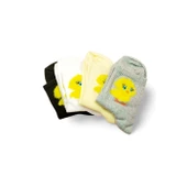 Peluş Civciv İşlemeli Kadın Soket Çorap 4 Çift thumbnail 2