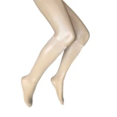 12 Adet Parlak Dizaltı Kadın Çorap 15 Denye Sahra 51 thumbnail 2