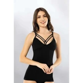 Kota Kadın İp Askılı Modelli Beyaz Atlet 6351 thumbnail 1