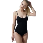 Elit Life İp Askılı Slip Dikişsiz Body Siyah Korse 876 thumbnail 2
