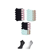 Siyah ve Beyaz Kadın Bilek Çorap 15 çift thumbnail 1