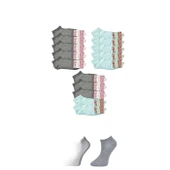 Gri ve Beyaz Kadın Bilek Çorap 15 çift thumbnail 1