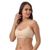 Pedli İp Askılı Gri ve Ten Rengi Büstiyer 2 adet thumbnail 2