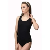 Elit Life Geniş Askılı Kadın Dikişsiz Çıtçıtlı Slip Body Siyah 878 thumbnail 1