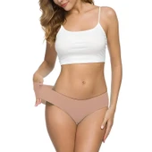 7 Adet Kadın Dikişsiz Lazer Kesim Esnek İz yapmayan Külot S4 thumbnail 7