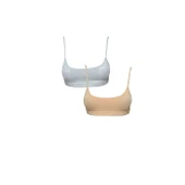 Pedli İp Askılı Gri ve Ten Rengi Büstiyer 2 adet thumbnail 1