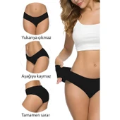 7 Adet Kadın Dikişsiz Lazer Kesim Esnek İz yapmayan Külot S4 thumbnail 8