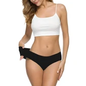 7 Adet Kadın Dikişsiz Lazer Kesim Esnek İz yapmayan Külot S4 thumbnail 3