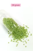 Kesme Cam Boncuk 2mm - 20 Gram - Yeşil -BNC325 thumbnail 1
