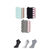 Siyah Gri ve Beyaz Kadın Bilek Çorap 15 çift thumbnail 1