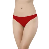 10 adet Süper Eko Set Likralı Kadın Slip Külot Kırmızı Beyaz thumbnail 2