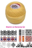 Kaplan Etamin Ve Kanaviçe İpi 8 No Kod/Renk: 742 - Royaleks thumbnail 2