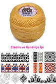 Kaplan Etamin Ve Kanaviçe İpi 8 No Kod/Renk: 347 - Royaleks thumbnail 2