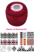 Kaplan Etamin Ve Kanaviçe İpi 8 No Kod/Renk: 818 - Royaleks thumbnail 2