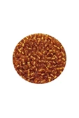 Dökme Cam Kum Boncuk (11/0) 2 mm - 60 Gram - Koyu Bal Rengi - BNC070 - 2