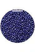 Lacivert Renk 4 mm Yaklaşık 220 adet/20 gram Cam Boncuk Oya Yazma Bileklik ve Kolye - 1