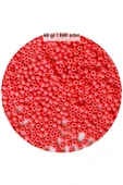 Karpuz Pembesi Renk 4 mm Yaklaşık 660 adet / 60 gram Cam Boncuk Oya Yazma Bileklik ve Kolye - 1