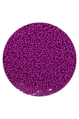 Fuşya Renk 4 mm Yaklaşık 1100 adet / 100 gram Cam Boncuk Oya Yazma Bileklik ve Kolye - 3
