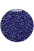 Lacivert Renk 4 mm Yaklaşık 1100 adet / 100 gram Cam Boncuk Oya Yazma Bileklik ve Kolye - 1