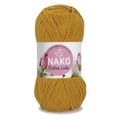 5 Adet Cotton Lüks Yelek Tunik Kazak Bluz Hırka İpi Yünü Hardal 97555 - 2