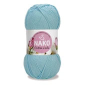 5 Adet Cotton Lüks Yelek Tunik Kazak Bluz Hırka İpi Yünü Buz Mavi 97564 - 2