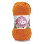 5 Adet Cotton Lüks Yelek Tunik Kazak Bluz Hırka İpi Yünü Turuncu 97552 - 2