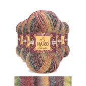 5 Adet Hercai Ebruli Hırka Kazak Atkı Bere El Örgü İpi Yünü 28030 - 1