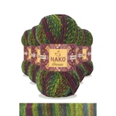 5 Adet Hercai Ebruli Hırka Kazak Atkı Bere El Örgü İpi Yünü 7130 - 1