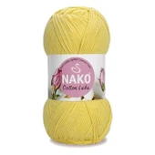 5 Adet Cotton Lüks Yelek Tunik Kazak Bluz Hırka İpi Yünü Açık Sarı 97554 - 2