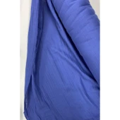 Çok Amaçlı Müslin Pamuklu Bebek Örtü ve Battaniye Kumaşı Müslin Bez İndigo 89 thumbnail 1