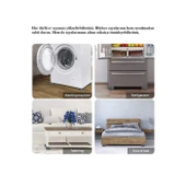 Çamaşır Makinesi Titreşim Önleyici Mobilya Yükseltici Kaydırmaz Vantuzlu Stoper Set 4 Adet - 8