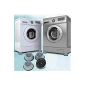 Çamaşır Makinesi Titreşim Önleyici Mobilya Yükseltici Kaydırmaz Vantuzlu Stoper Set 4 Adet - 6