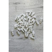 Geçmeli Sistem 75 adet Tül ve Perde Düğmesi Sağlam Korniş Halkası thumbnail 1