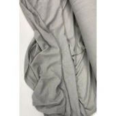 Keten Kumaş - Organik Kumaş - Perde Kumaşı - Ince Keten - Kıyafet Için Kumaş Örtü Gri 42 thumbnail 1