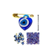 Nazar Boncuklu Çengelli Iğne 100 adet thumbnail 2