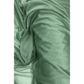 Yağmur Damlası Simli Abiye Elbise Şallık Tül Kumaş Mint Yeşil 75 thumbnail 2
