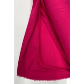 Keten Kumaş - Organik Kumaş - Perde Kumaşı - Ince Keten - Kıyafet Için Kumaş Örtü Fuşya 73 thumbnail 1