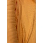 Çok Amaçlı Müslin Pamuklu Bebek Örtü ve Battaniye Kumaşı Müslin Bez Turuncu 7 thumbnail 2