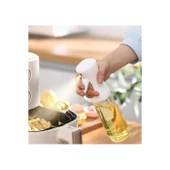 Zeytinyağı Limon Cam Sprey Şişesi Cam Yağ Püskürtücü Yağdanlık Airfryer Tasarruf 200 ml thumbnail 1