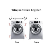 Çamaşır Makinesi Titreşim Önleyici Mobilya Yükseltici Kaydırmaz Vantuzlu Stoper Set 4 Adet - 3