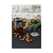 Lüx Cam 350 ml French Press Siyah thumbnail 4